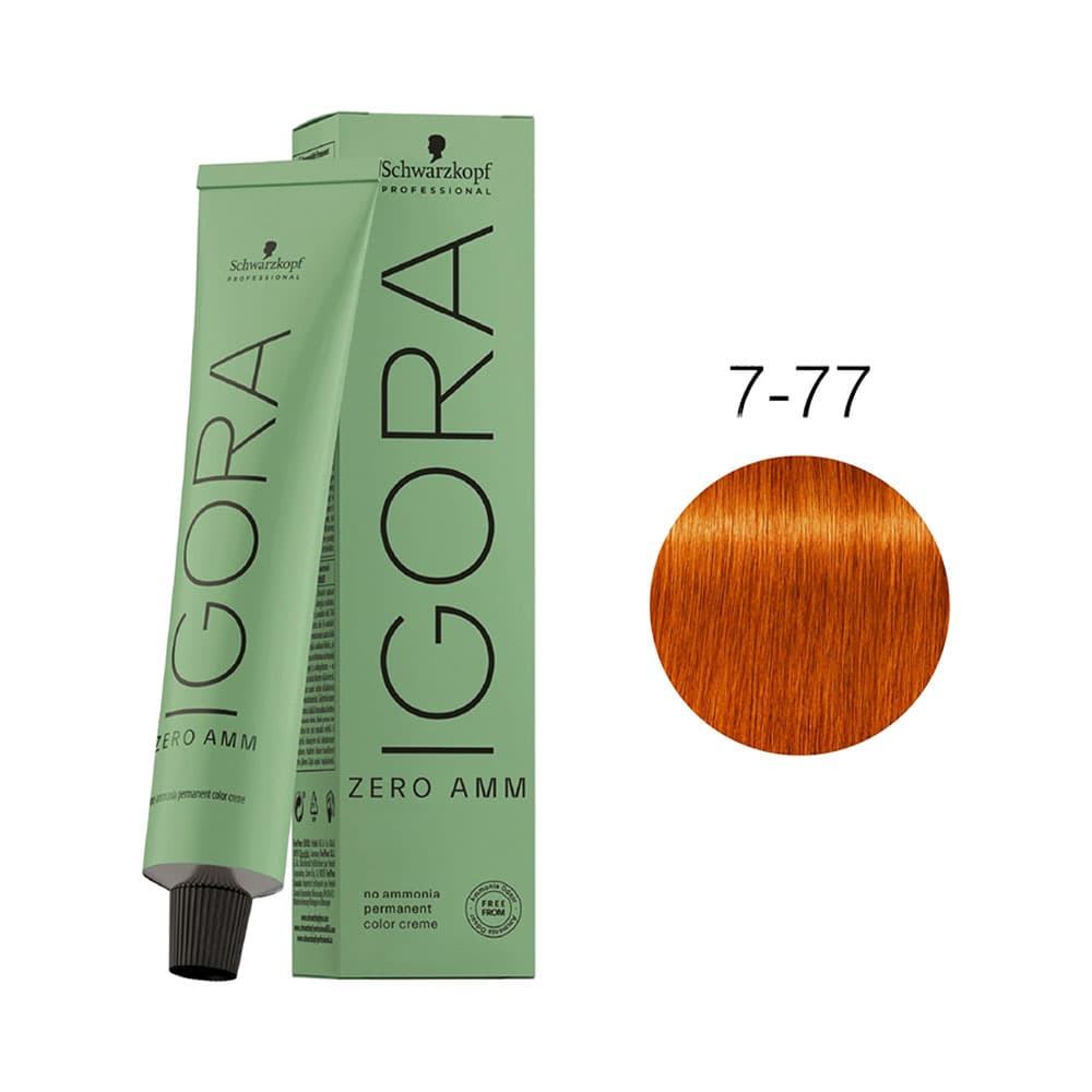 Igora Coloracion Igora Zero Amm Rubio Medio Cobrizo Intenso HIDRATANTE
