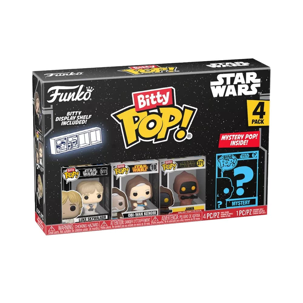 Funko Bitty Pop Star Wars Luke 4 Piezas