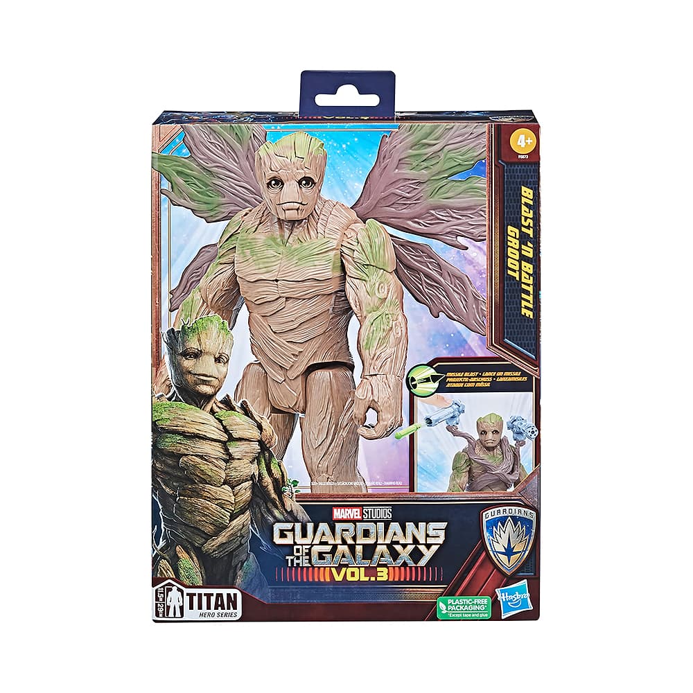 Samsung Figura Hasbro Marvel Studios Guardians Of Galaxy Vol Titan Hero Series Blast Battle Groot F6873