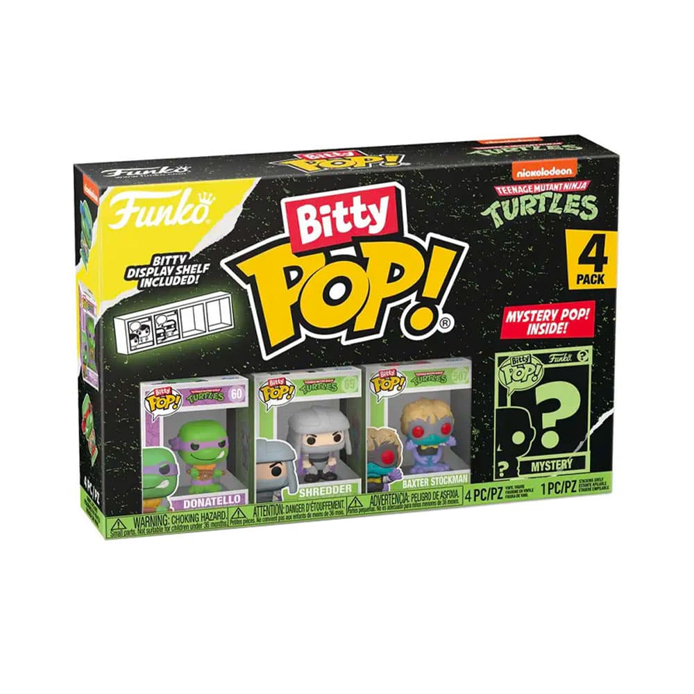 Funko Bitty Pop Turtles The Donatello 4 Piezas