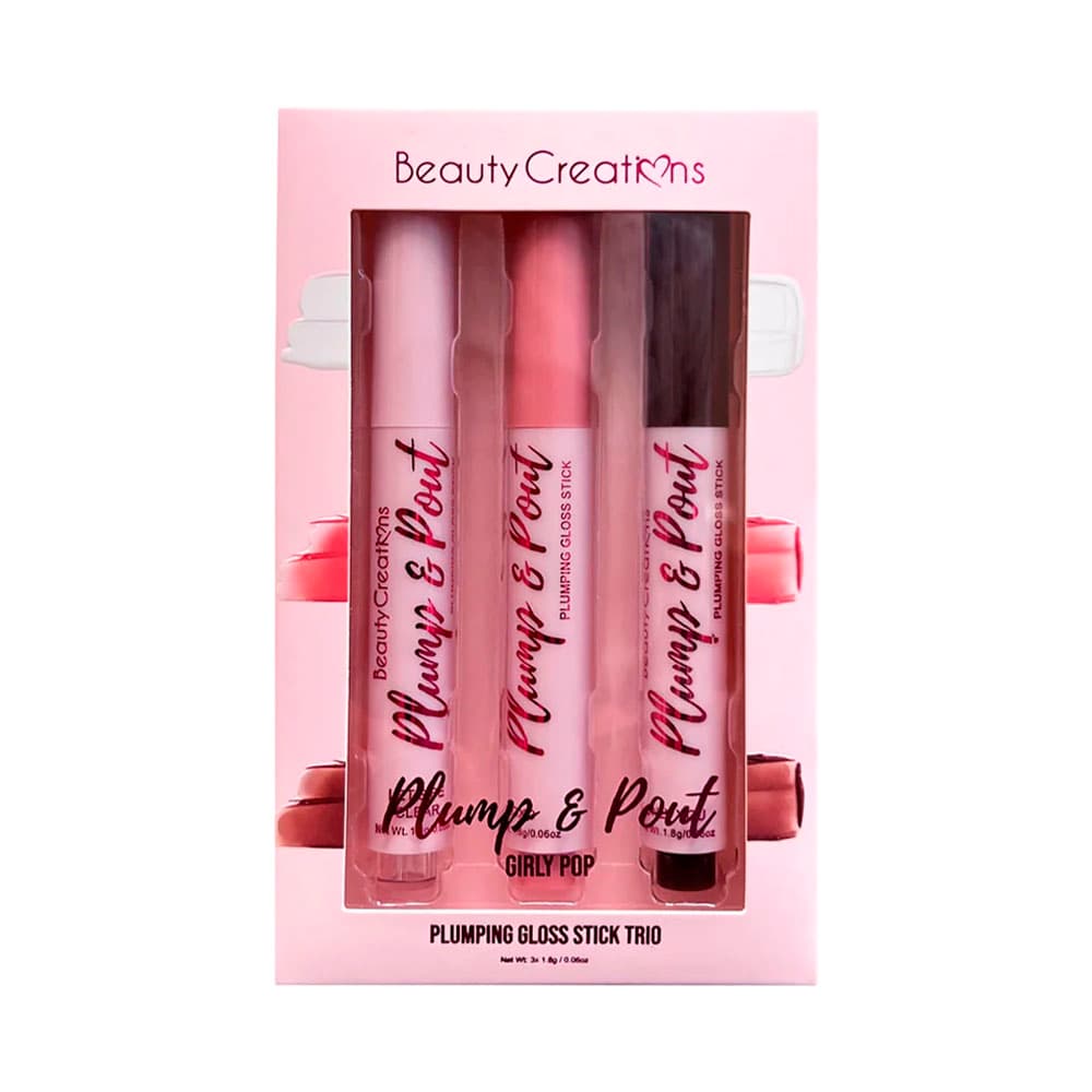 Beauty-creations Set Cosmeticos Stick Trio Girly Pop Piezas GLOSS