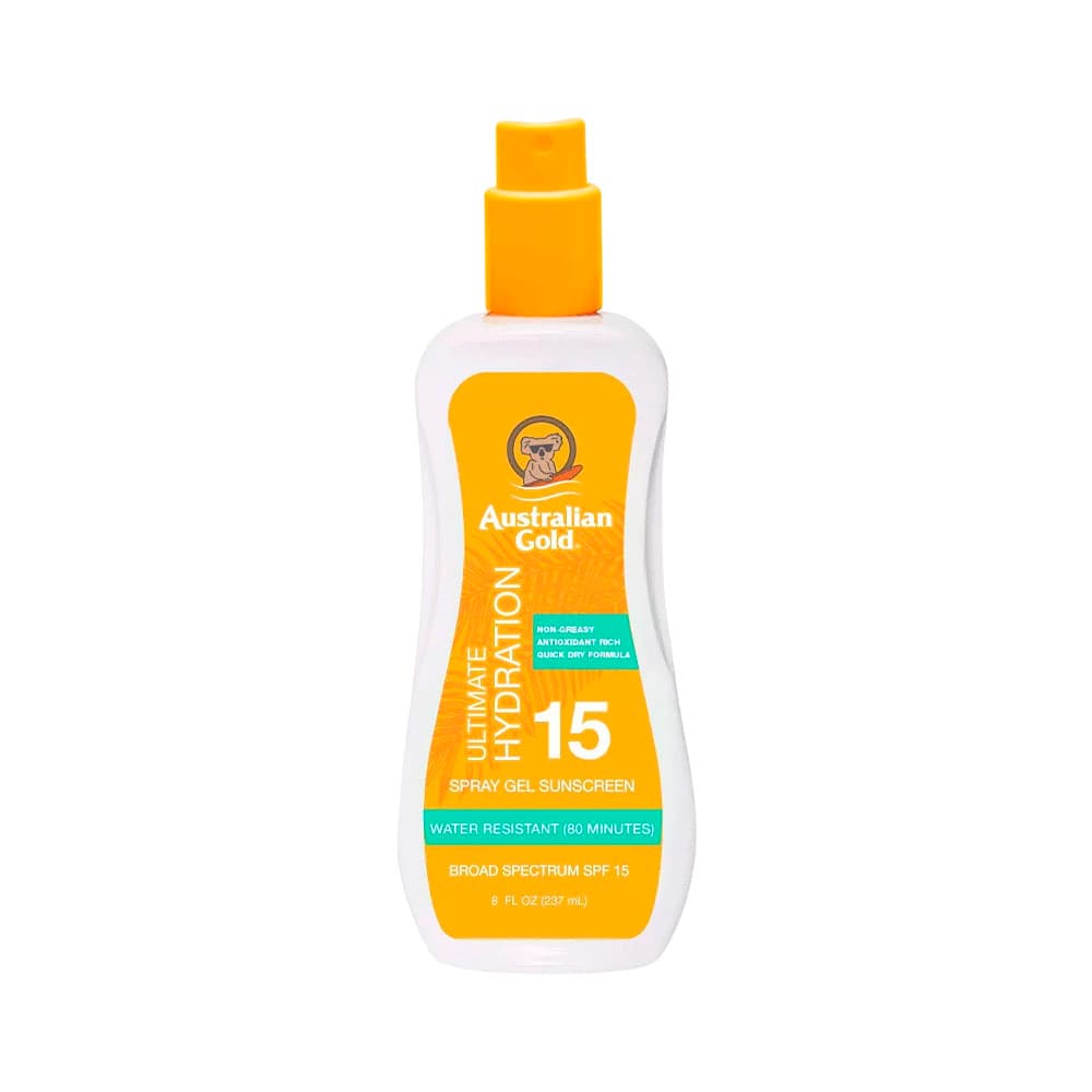 Australian-gold Spray Gel Ultimate Hydration PROTETOR-SOLAR Spf15