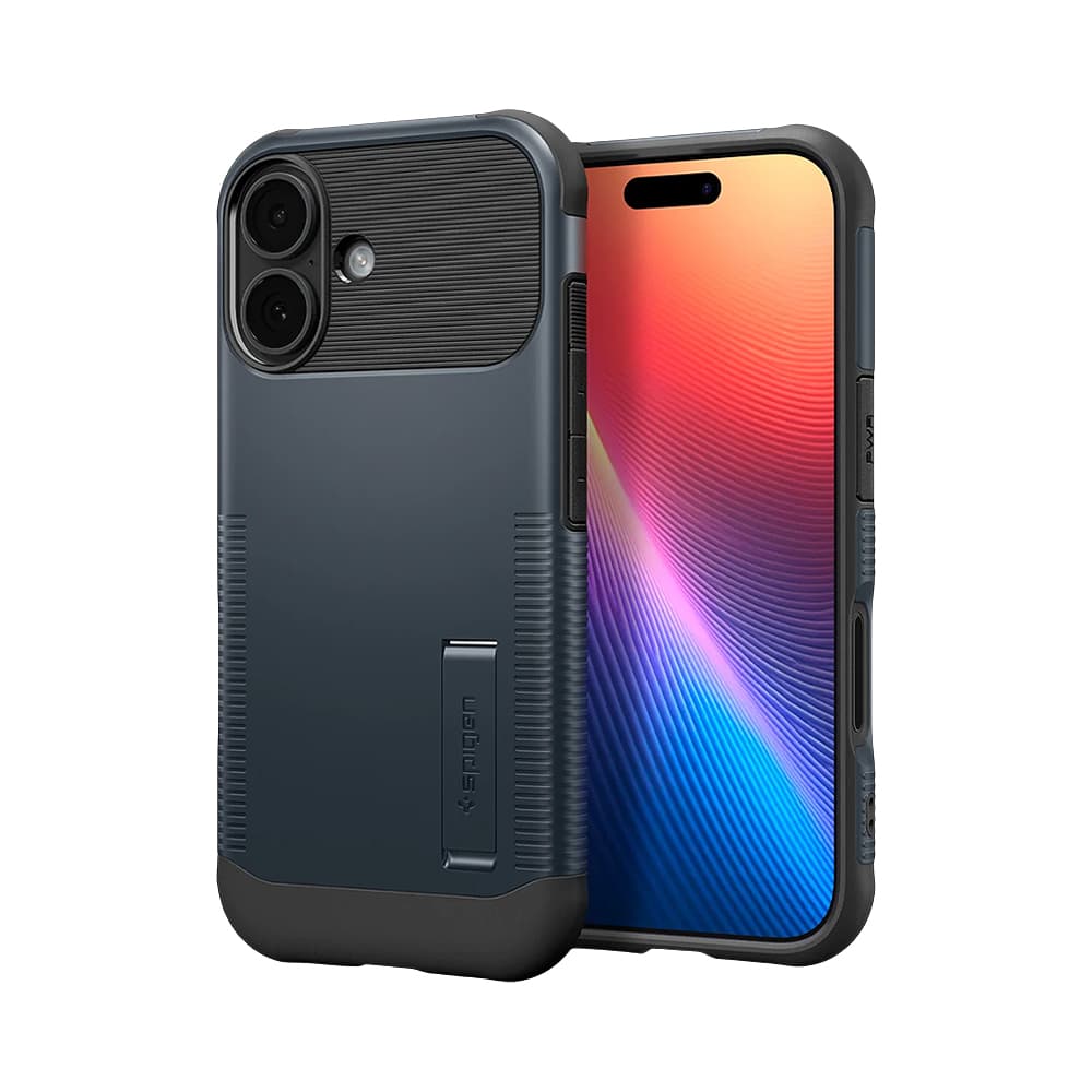 Apple Estuche Protector Spigen Slim Armor Magfit Iphone ACS09652 Metal Slate