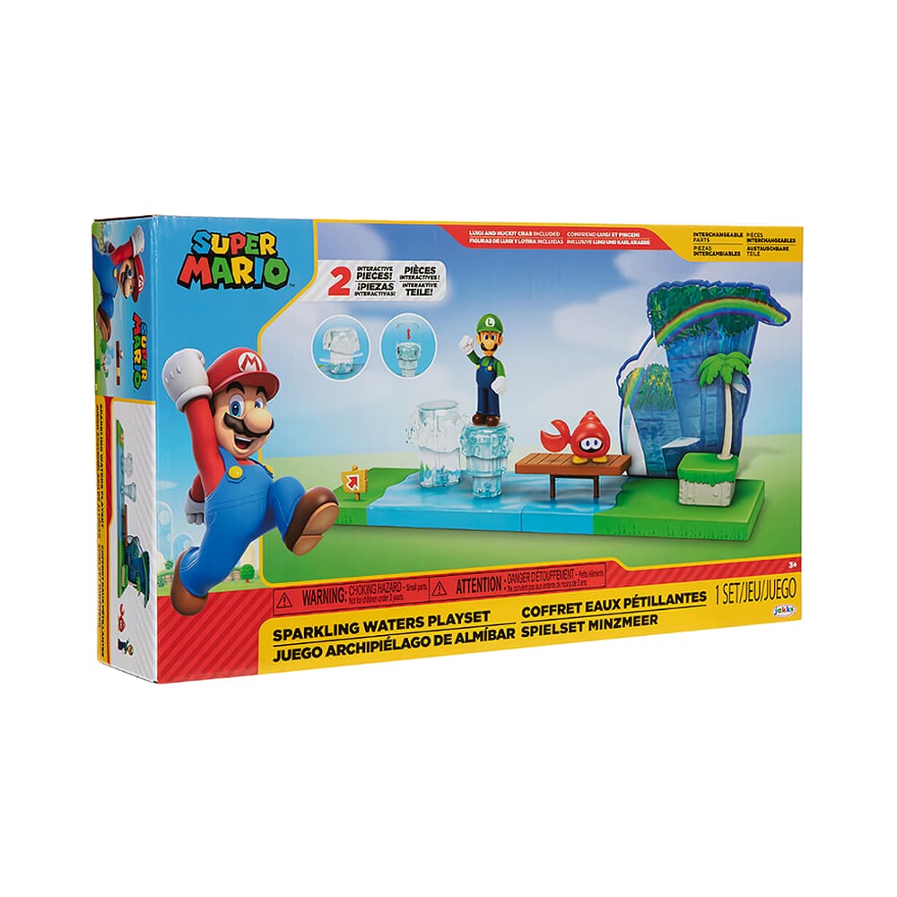 Nintendo Kit De Juego Nintendo Super Mario Sparkling Waters Playset 41366