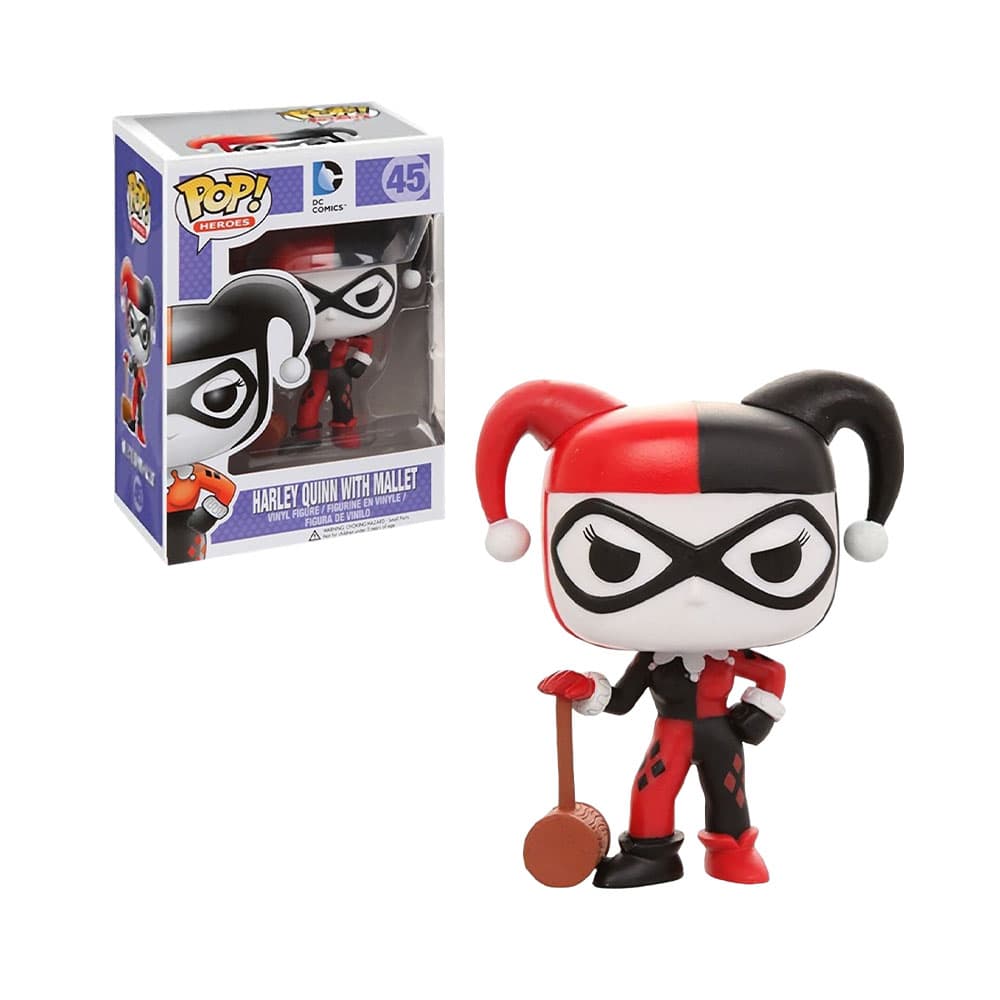 Funko Pop Super Heroes Harley Quinn With Mallet 45