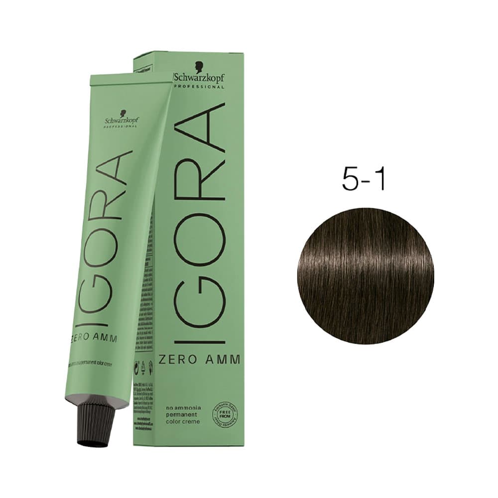 Igora Coloracion Igora Zero Amm Castano Claro Ceniza HIDRATANTE