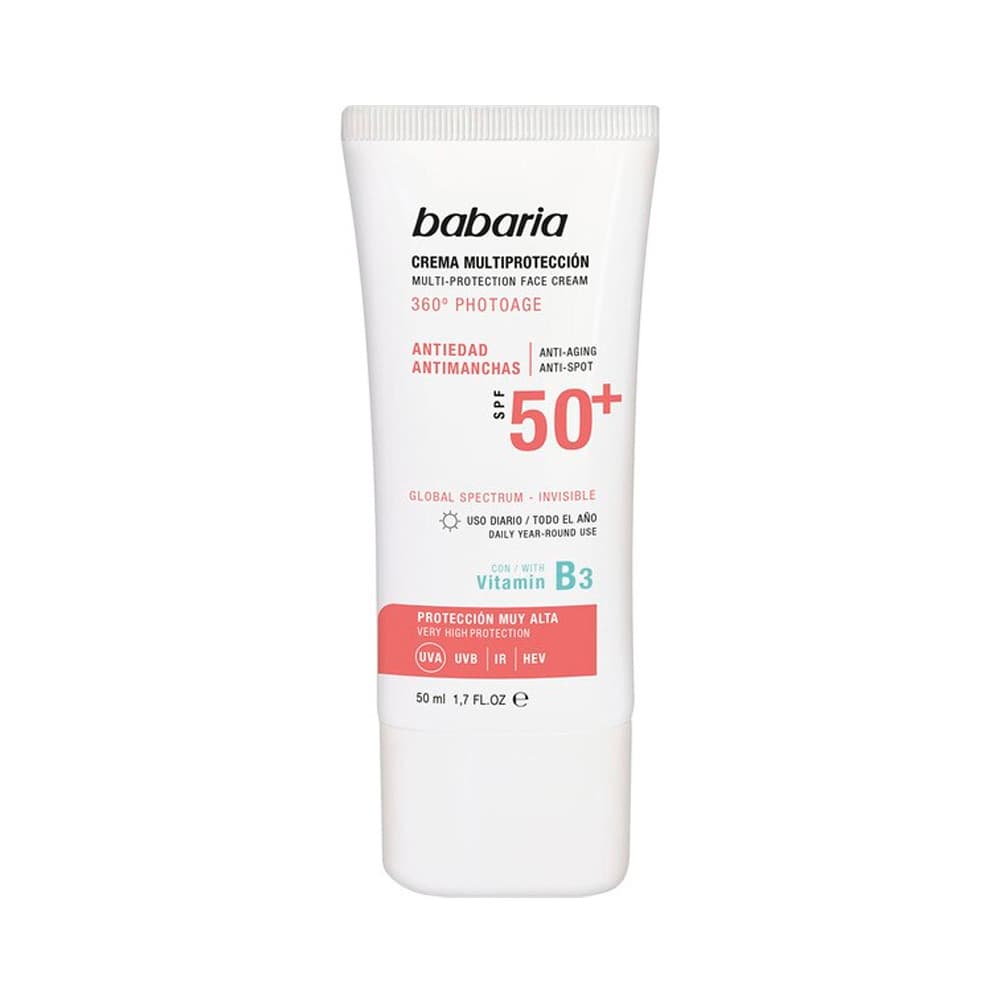Babaria Facial Multiproteccion Antimanchas Antiedad Photoage HIDRATANTE Spf50