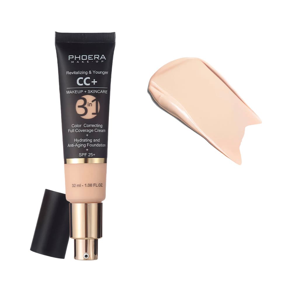 Phoera Base Revitalizing Younger Cc Cream IN1 Porcelain Spf25